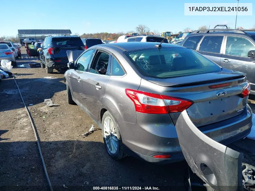 2014 Ford Focus Titanium VIN: 1FADP3J2XEL241056 Lot: 40816835