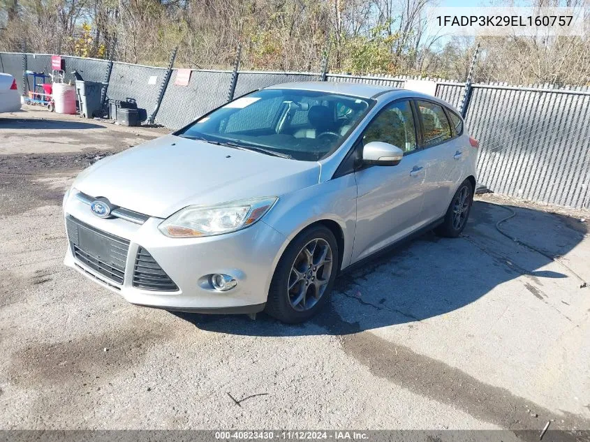 2014 Ford Focus Se VIN: 1FADP3K29EL160757 Lot: 40823430