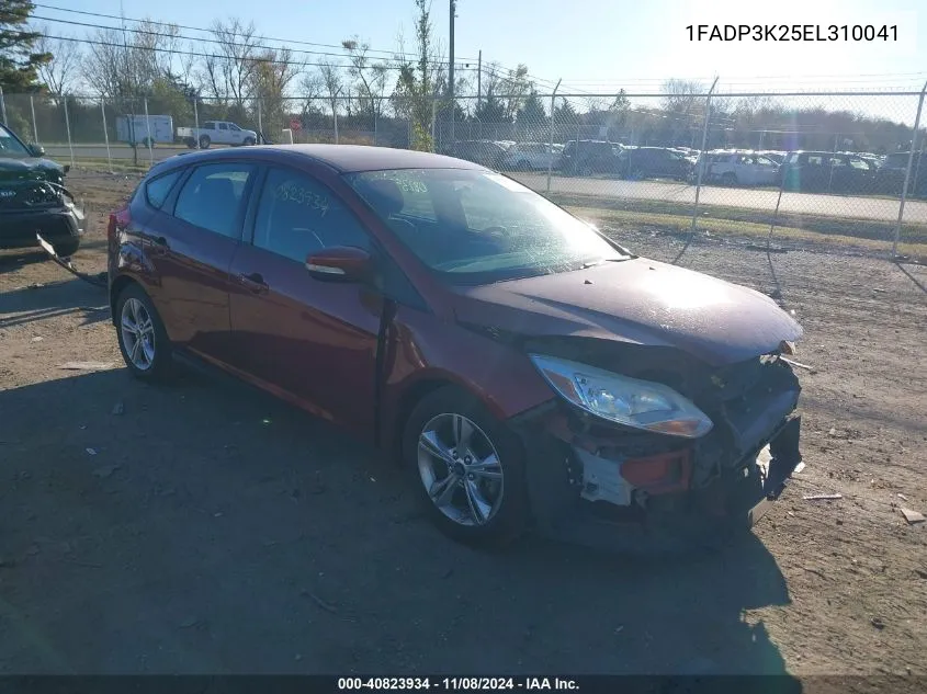 2014 Ford Focus Se VIN: 1FADP3K25EL310041 Lot: 40823934