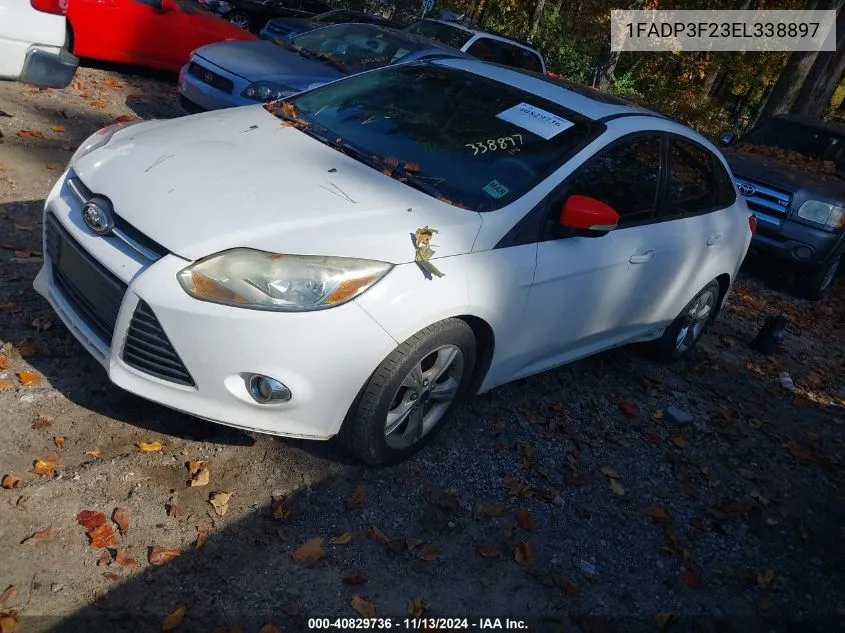 2014 Ford Focus Se VIN: 1FADP3F23EL338897 Lot: 40829736