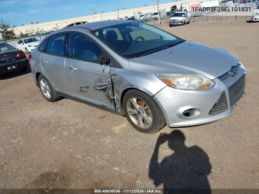 2014 Ford Focus Se VIN: 1FADP3F25EL101831 Lot: 40838036