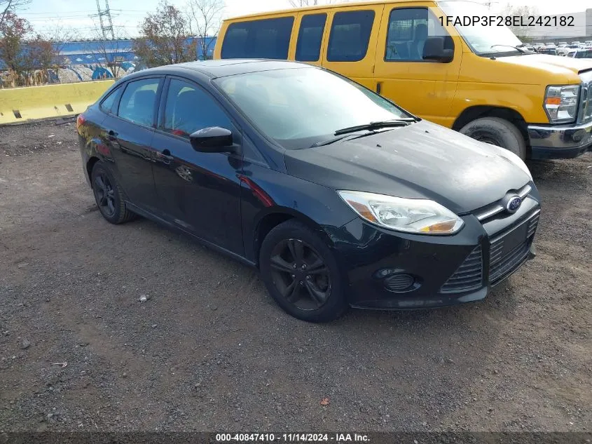 1FADP3F28EL242182 2014 Ford Focus Se