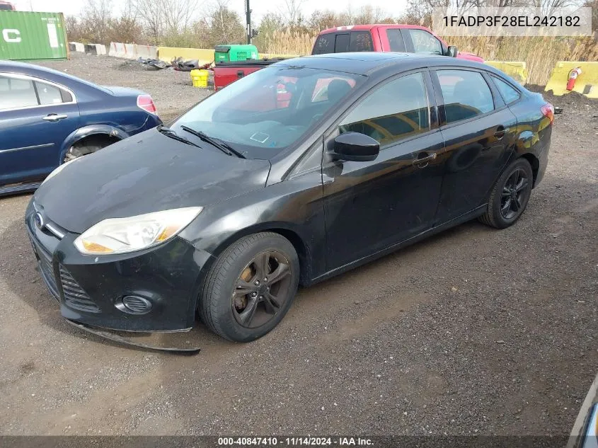 1FADP3F28EL242182 2014 Ford Focus Se