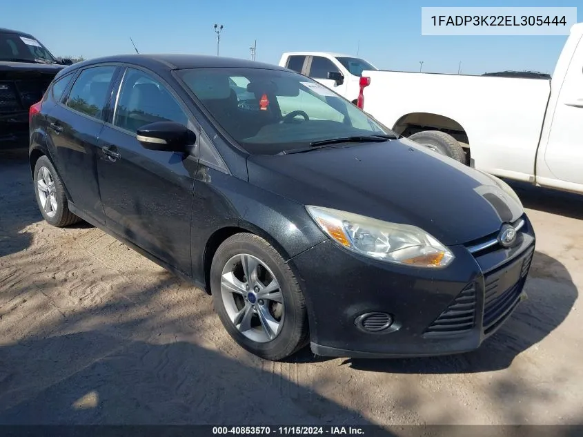 2014 Ford Focus Se VIN: 1FADP3K22EL305444 Lot: 40853570