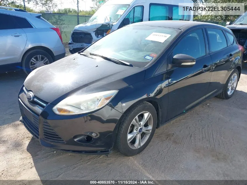 2014 Ford Focus Se VIN: 1FADP3K22EL305444 Lot: 40853570