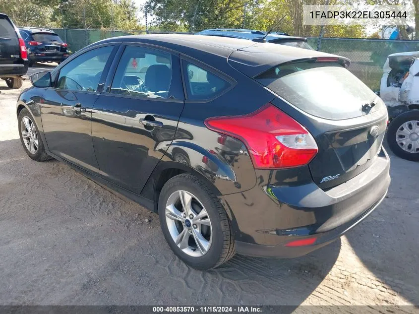 2014 Ford Focus Se VIN: 1FADP3K22EL305444 Lot: 40853570