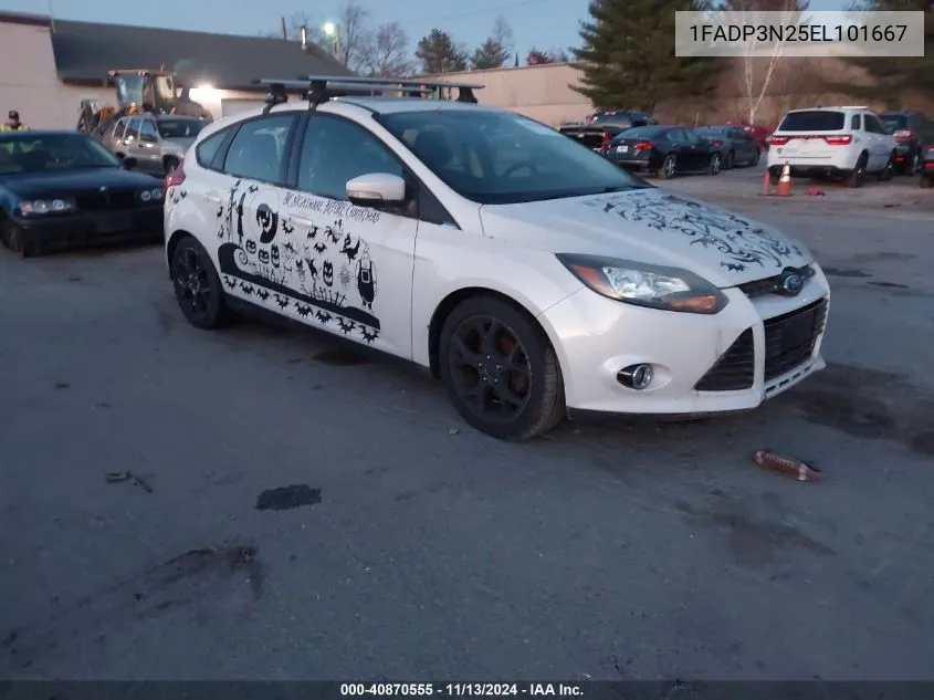 2014 Ford Focus Titanium VIN: 1FADP3N25EL101667 Lot: 40870555