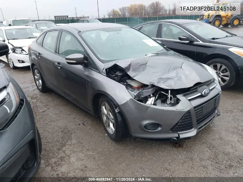 1FADP3F20EL245108 2014 Ford Focus Se