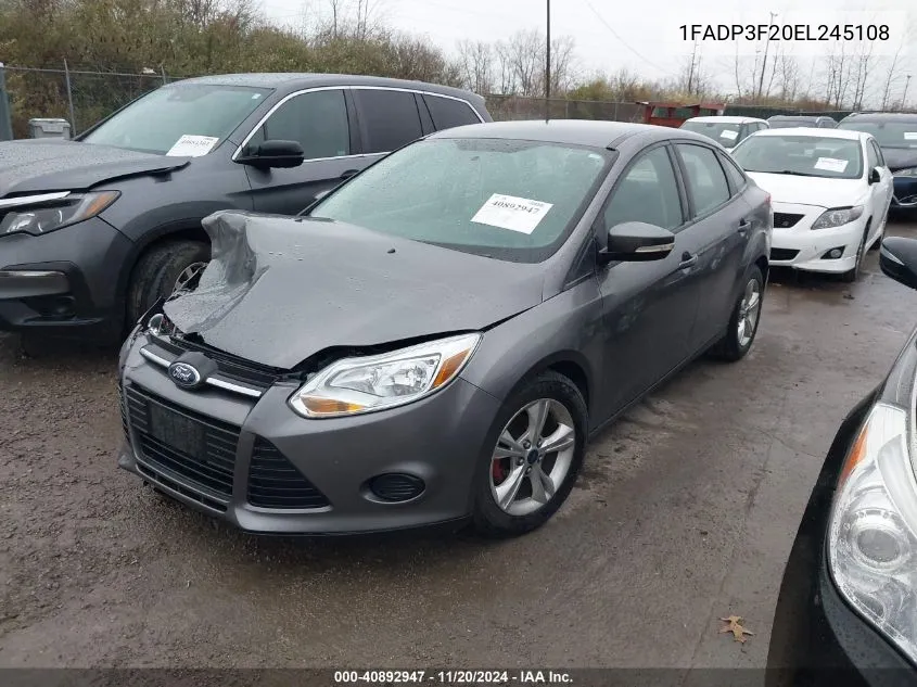 1FADP3F20EL245108 2014 Ford Focus Se