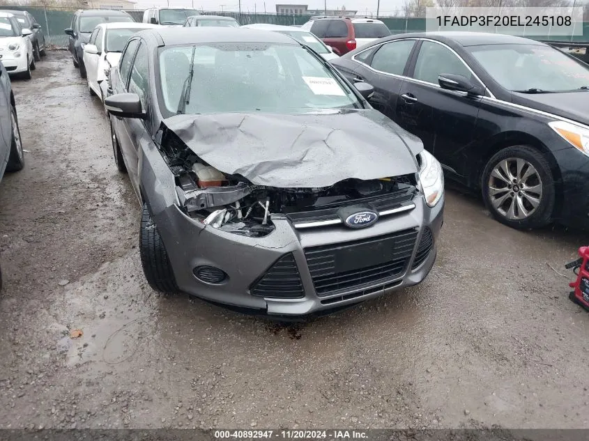 1FADP3F20EL245108 2014 Ford Focus Se