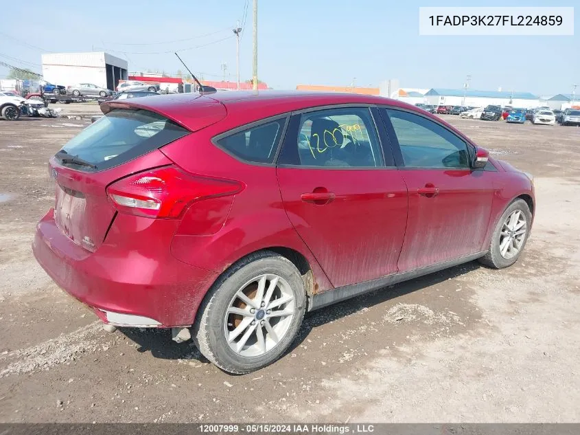 1FADP3K27FL224859 2015 Ford Focus Se