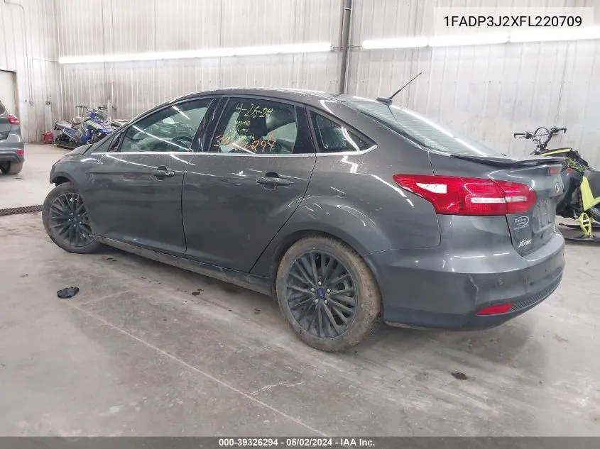 1FADP3J2XFL220709 2015 Ford Focus Titanium