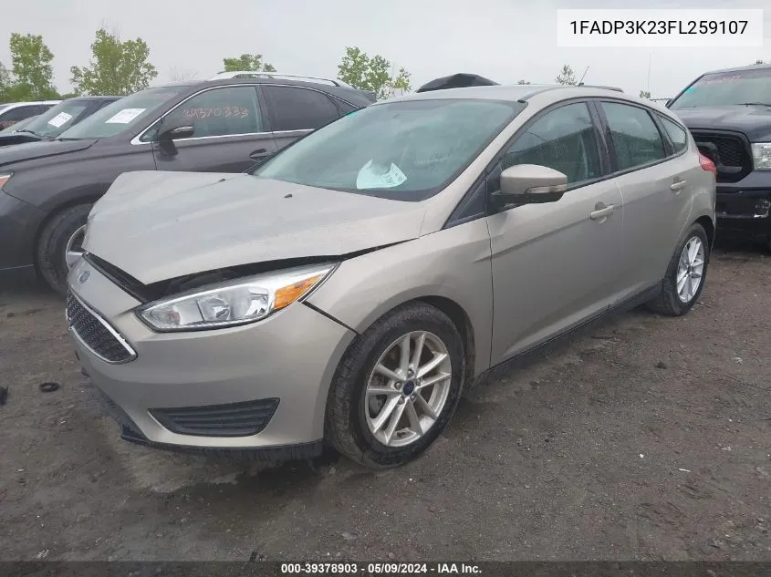 1FADP3K23FL259107 2015 Ford Focus Se