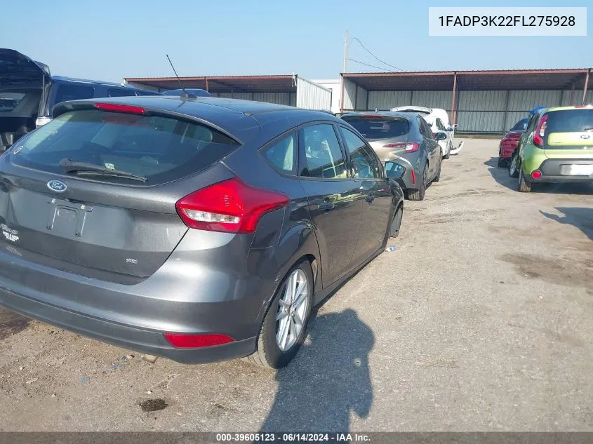 1FADP3K22FL275928 2015 Ford Focus Se