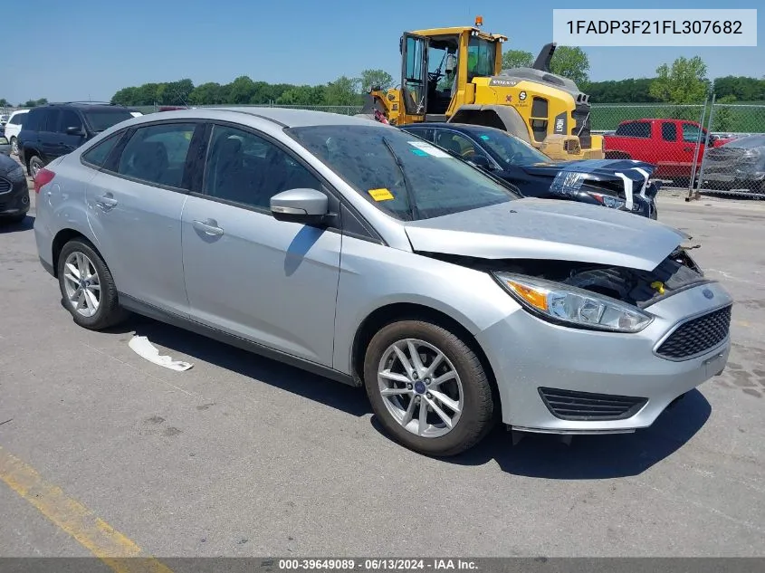 2015 Ford Focus Se VIN: 1FADP3F21FL307682 Lot: 39649089