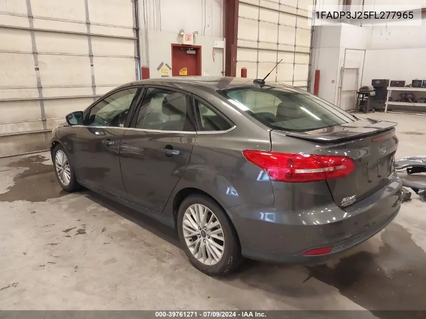 1FADP3J25FL277965 2015 Ford Focus Titanium