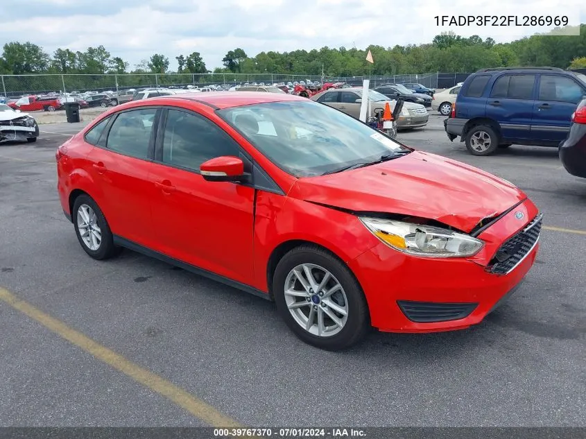 1FADP3F22FL286969 2015 Ford Focus Se