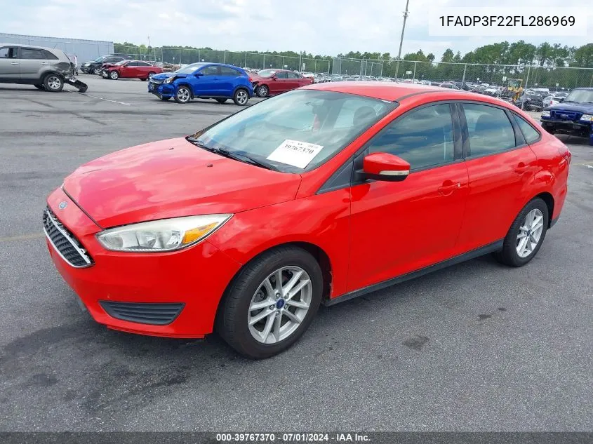 1FADP3F22FL286969 2015 Ford Focus Se