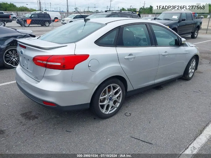 1FADP3F26FL277563 2015 Ford Focus Se