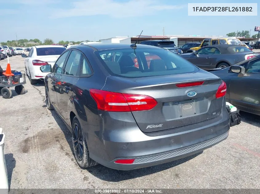 1FADP3F28FL261882 2015 Ford Focus Se