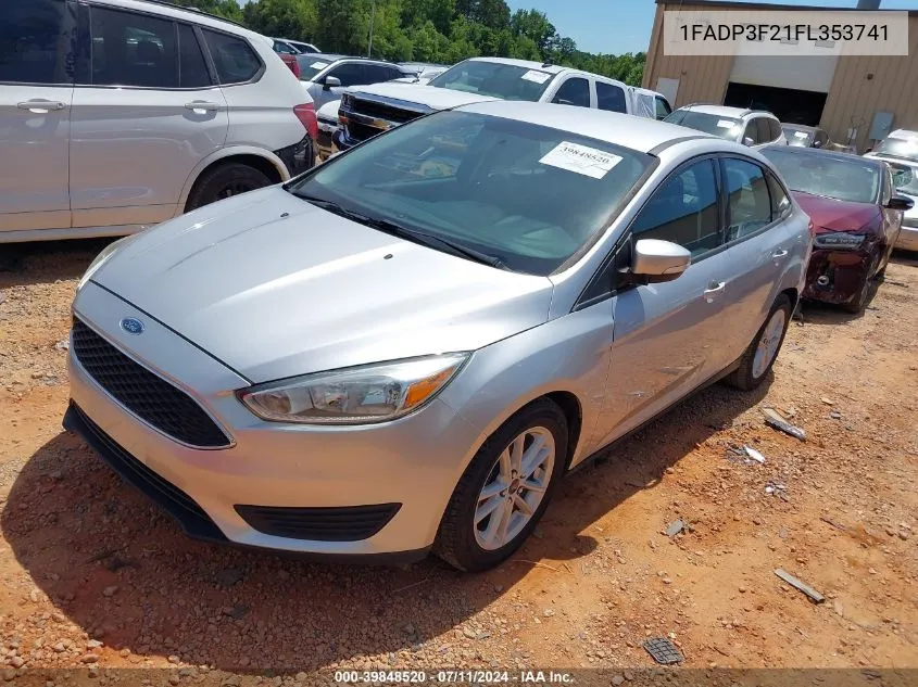 1FADP3F21FL353741 2015 Ford Focus Se