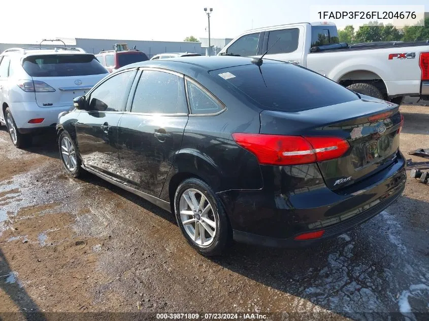 1FADP3F26FL204676 2015 Ford Focus Se