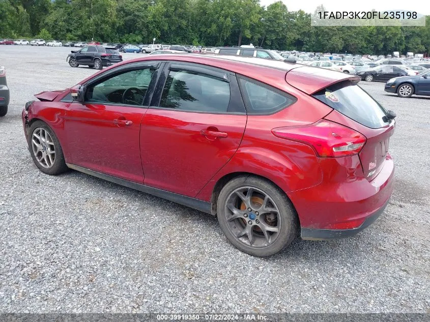 1FADP3K20FL235198 2015 Ford Focus Se