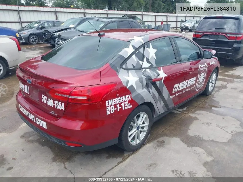 1FADP3F26FL384810 2015 Ford Focus Se