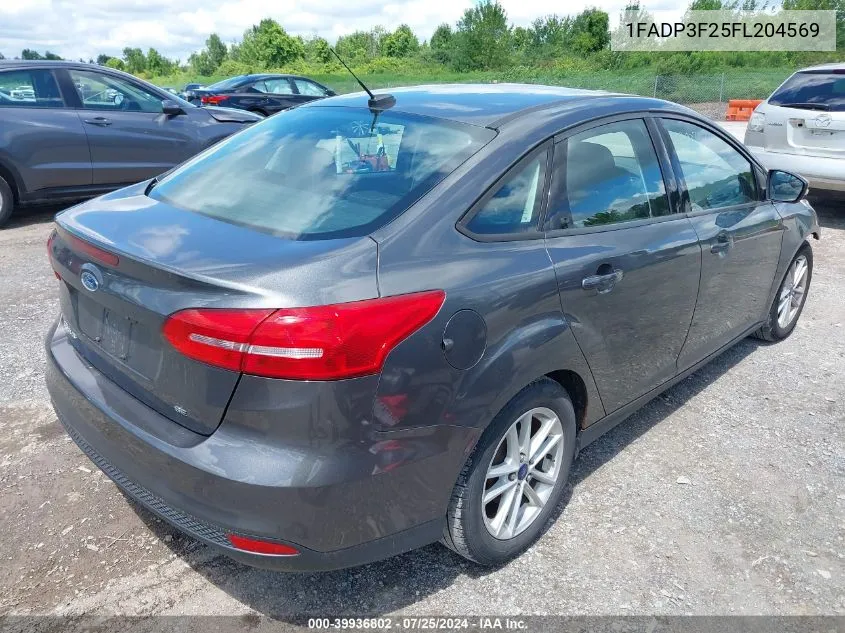 1FADP3F25FL204569 2015 Ford Focus Se