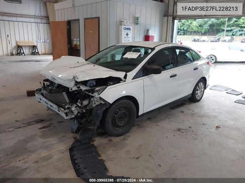 1FADP3E27FL228213 2015 Ford Focus S