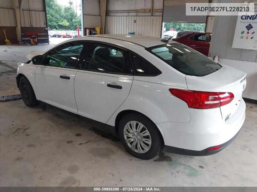 1FADP3E27FL228213 2015 Ford Focus S