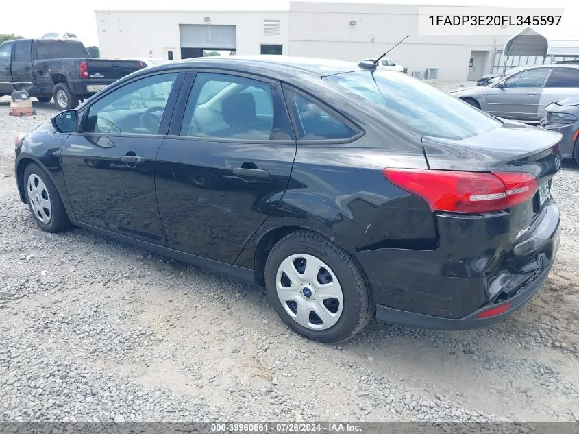 1FADP3E20FL345597 2015 Ford Focus S