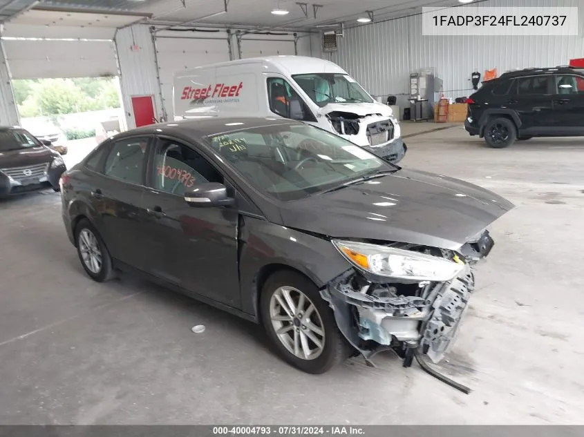 1FADP3F24FL240737 2015 Ford Focus Se