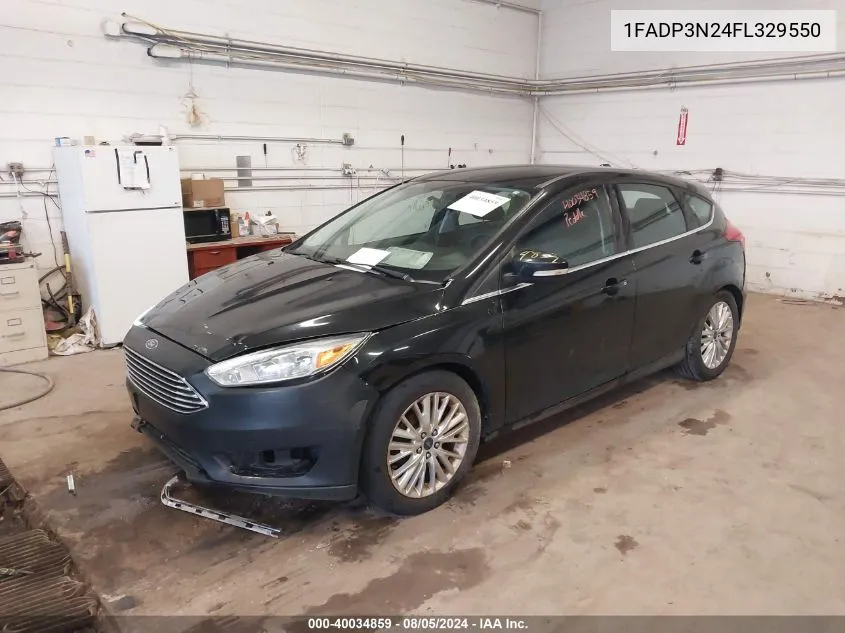 1FADP3N24FL329550 2015 Ford Focus Titanium