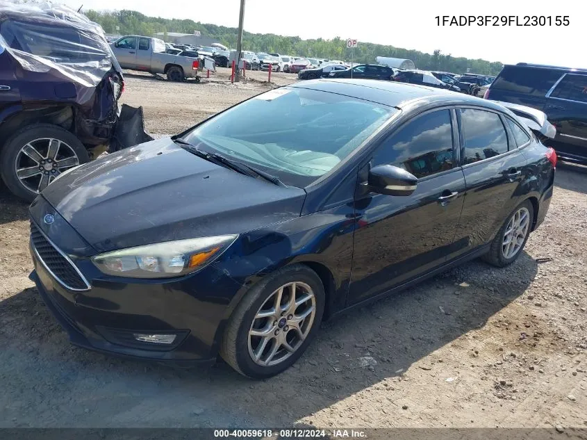 1FADP3F29FL230155 2015 Ford Focus Se