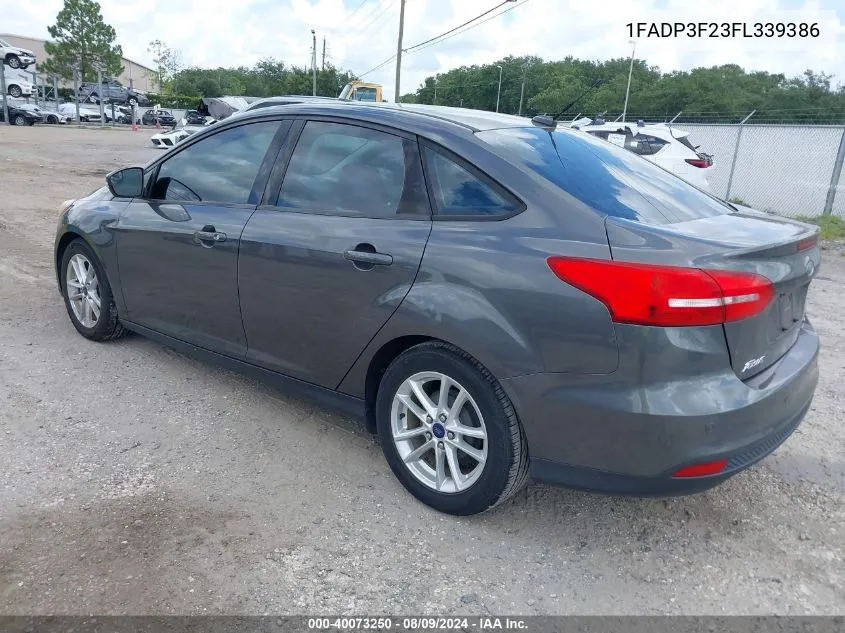 1FADP3F23FL339386 2015 Ford Focus Se