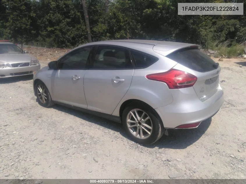 1FADP3K20FL222824 2015 Ford Focus Se