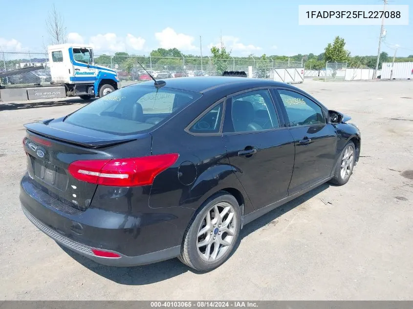 1FADP3F25FL227088 2015 Ford Focus Se