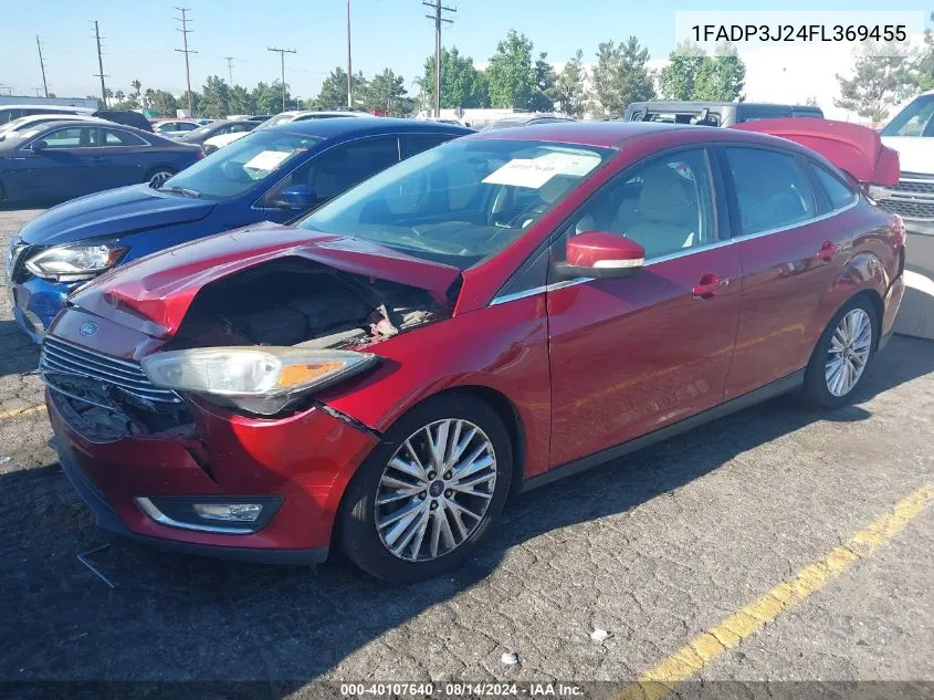 1FADP3J24FL369455 2015 Ford Focus Titanium