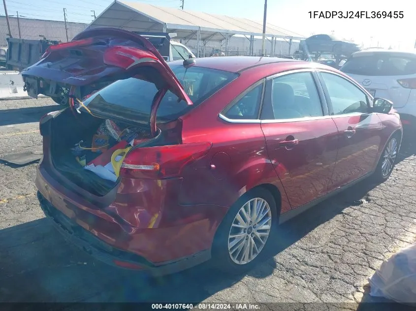 1FADP3J24FL369455 2015 Ford Focus Titanium