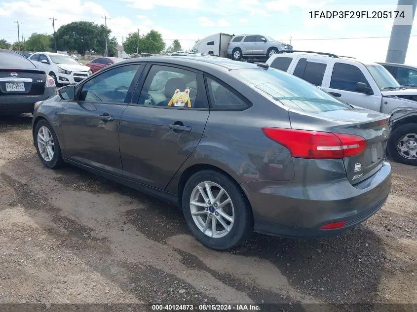 1FADP3F29FL205174 2015 Ford Focus Se