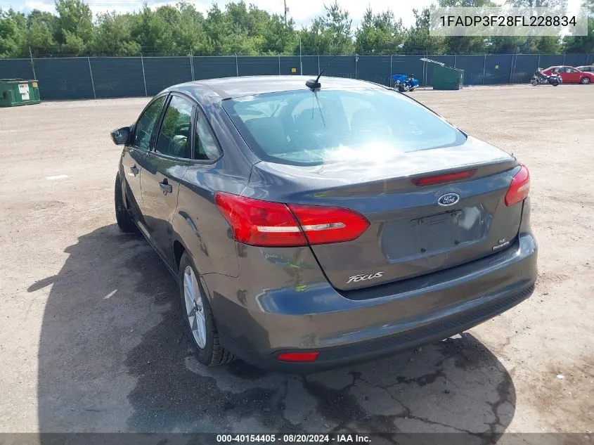 1FADP3F28FL228834 2015 Ford Focus Se