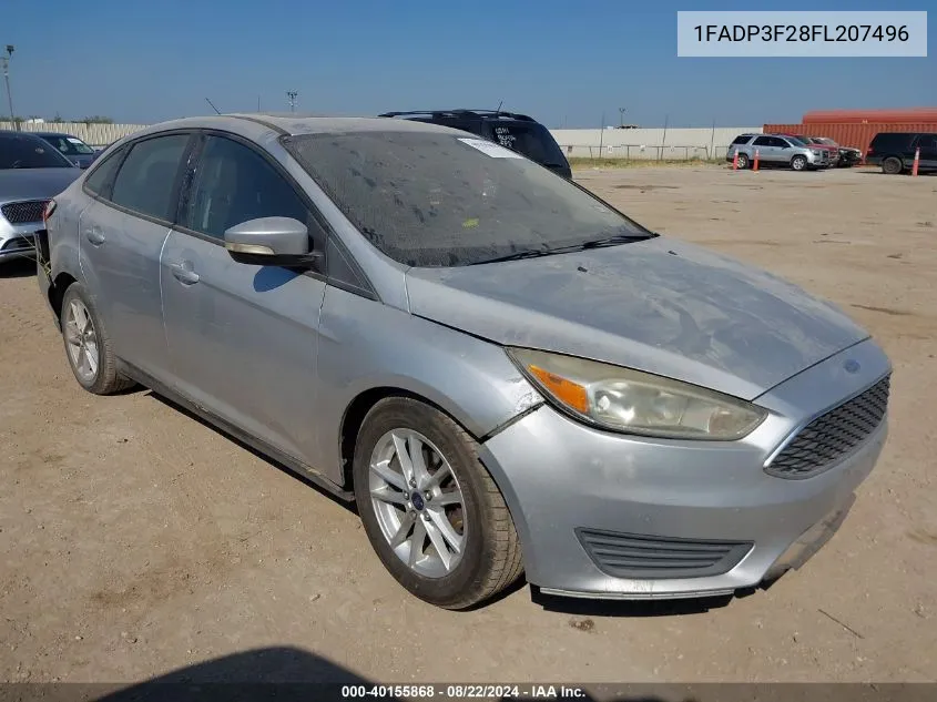 1FADP3F28FL207496 2015 Ford Focus Se