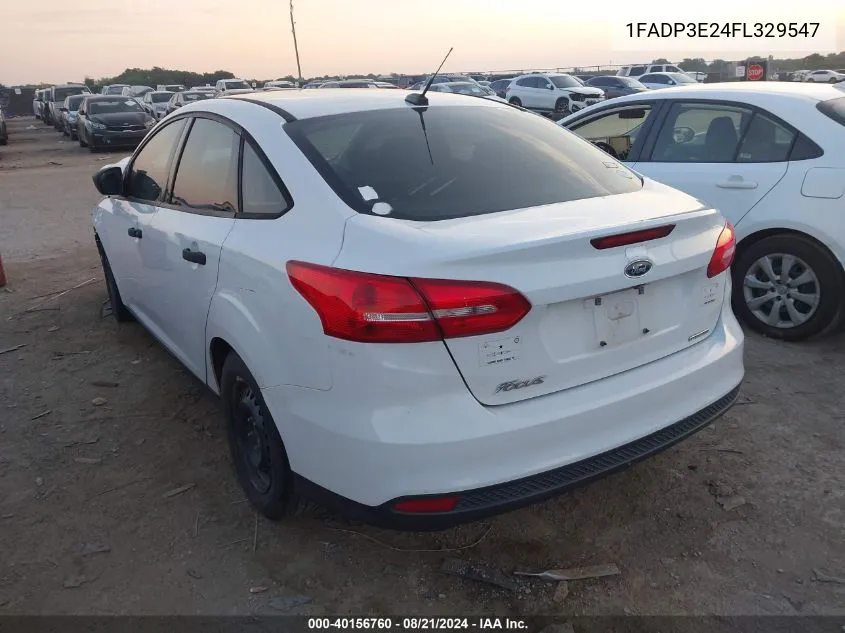 1FADP3E24FL329547 2015 Ford Focus S