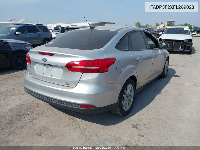 1FADP3F2XFL269028 2015 Ford Focus Se