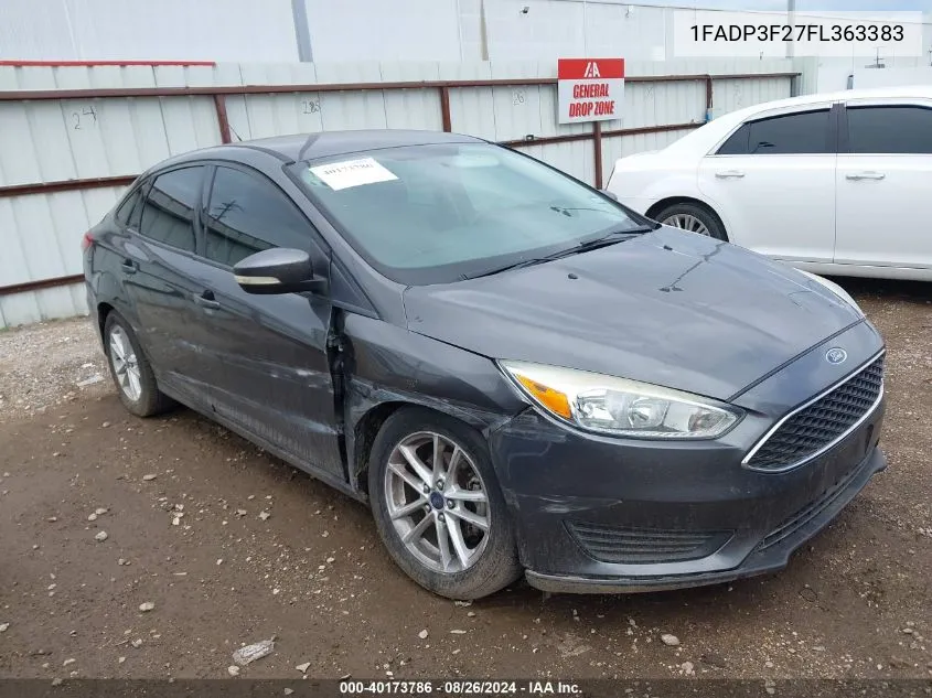 1FADP3F27FL363383 2015 Ford Focus Se