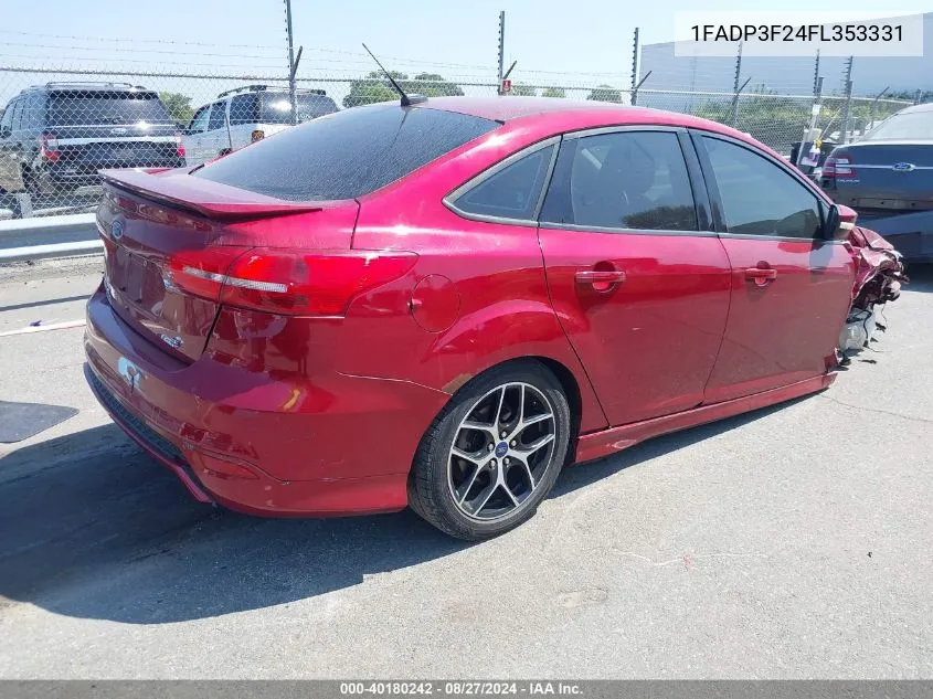 1FADP3F24FL353331 2015 Ford Focus Se