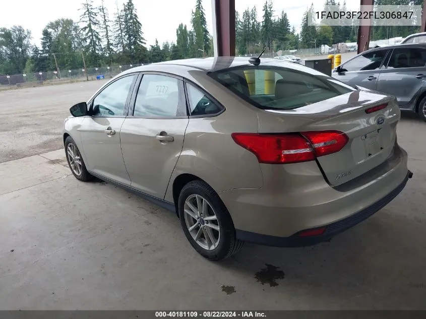 1FADP3F22FL306847 2015 Ford Focus Se