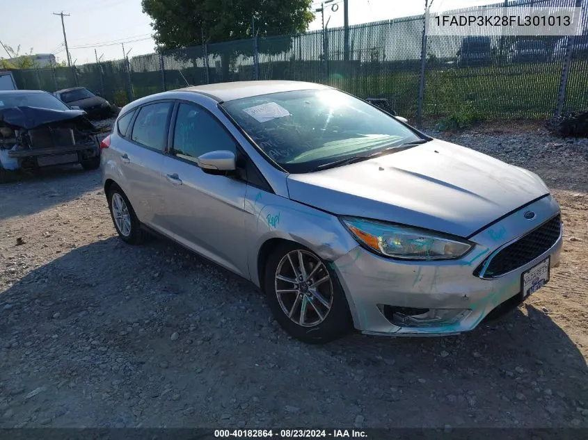 2015 Ford Focus Se VIN: 1FADP3K28FL301013 Lot: 40182864