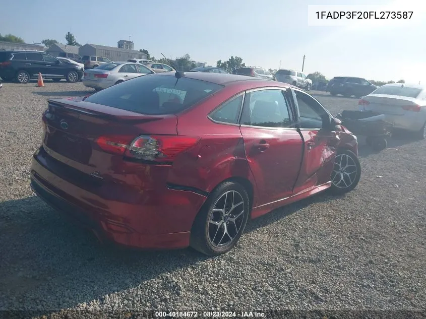 1FADP3F20FL273587 2015 Ford Focus Se